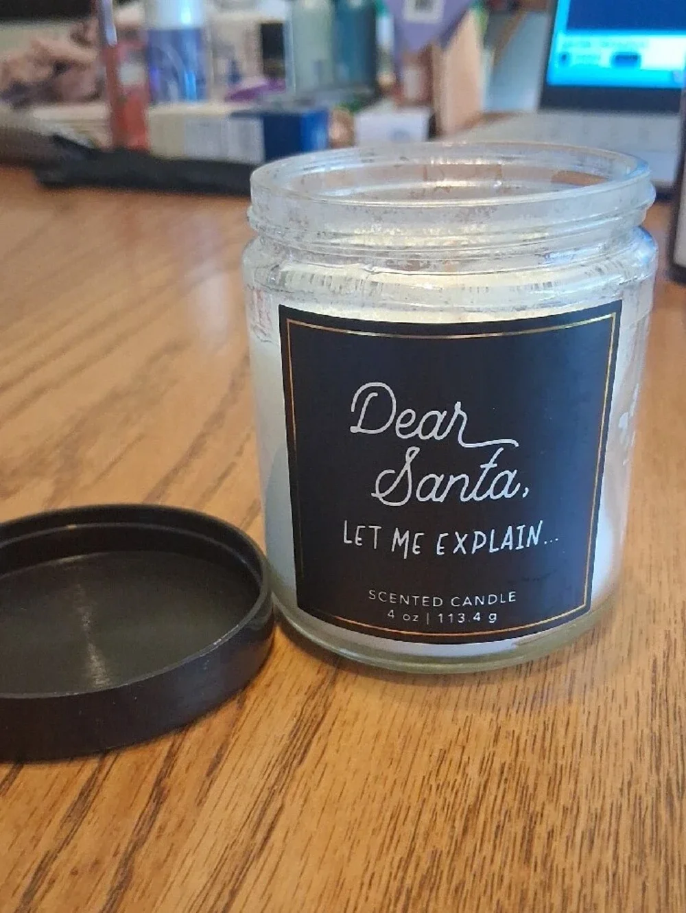 Holiday Scented Candle Trio - Red, White, Black